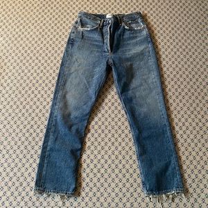 AGOLDE Riley High Rise Straight Crop - Women’s